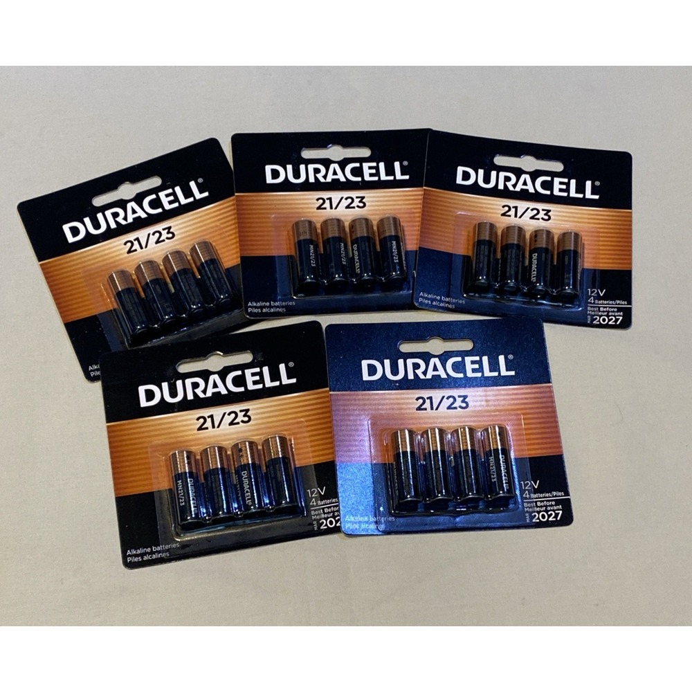 Duracell‎ 21/23 12V Batteries Specialty Alkaline Long Lasting 4 Pack New
